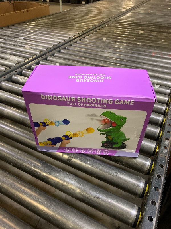 Photo 1 of NIPLOOOW Dinosaur Shooting Toys for Kids 3-5 Years, Movable Target Shooting Games with 2 Air Pump Launcher, Interactive Competition Game Gift for Boys and Girls Ages 3 4 5 6 7 8 Years Old