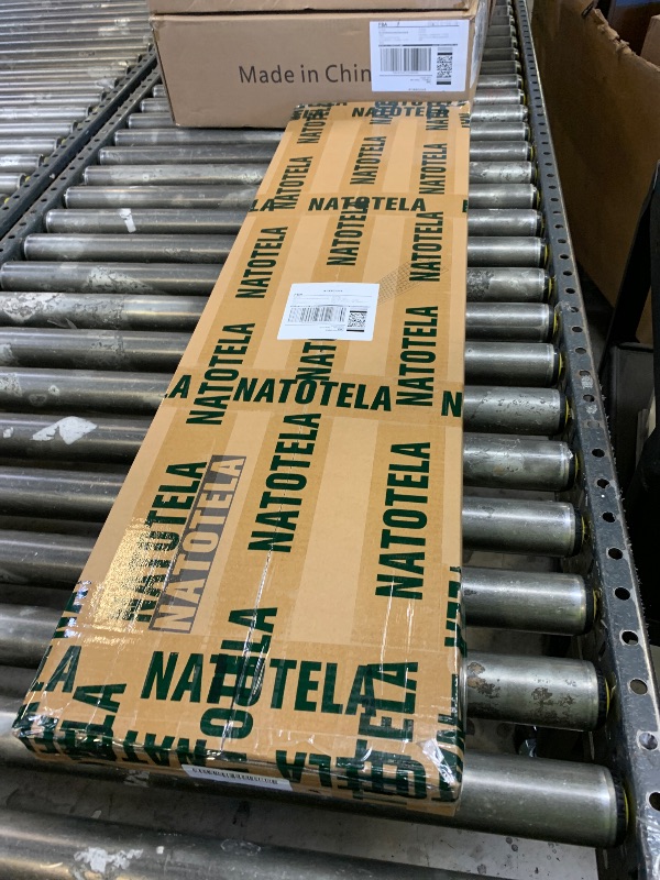 Photo 1 of Natotela 1 pc 39.4x10.6in Fiberglass Drain Grate,East-to-Cutting Molded Grating,High Strength Outdoor Trench Cover,Corrosion Resistance FRP Non-Slip Industrial Staircase Cover,Stair treads,Roof Tread