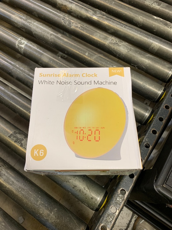 Photo 1 of JALL Sunrise Alarm Clock White Noise Sound Machine with 22 Soothing Sounds, 17 NightLights, Bluetooth Speaker, Wake Up Light Alarm Clock for Bedrooms, Heavy Sleepers, Ideal Gift for Baby, Kids Seniors