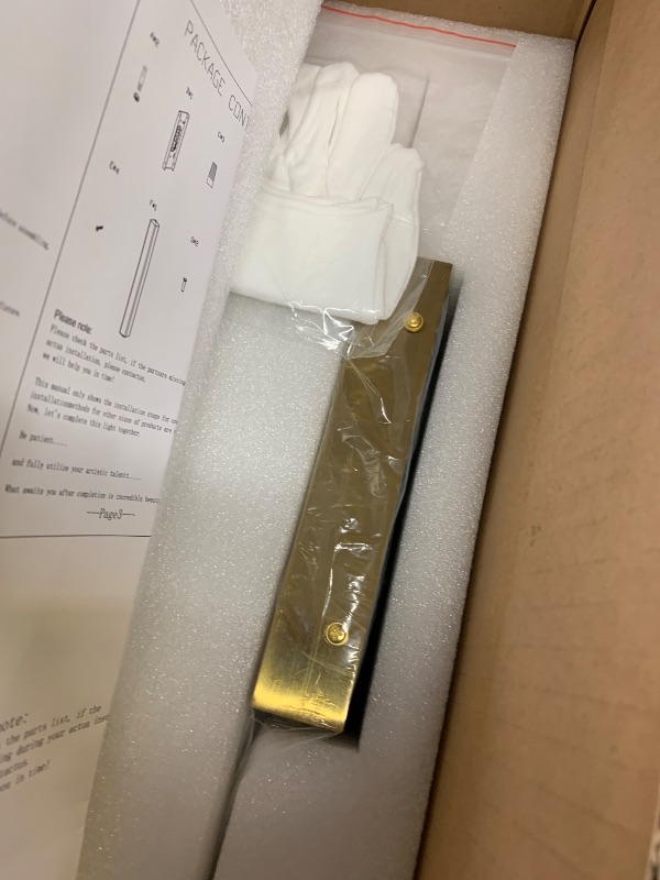 Photo 1 of CEENWE Alabaster Wall Sconces, 15" Brass Alabaster Sconce, Spanish Natural Marble Wall Sconce Lamp Indoor, Rectangle Modern Sconces Lighting for Bathroom Living Room Bedroom Stairs Hallway