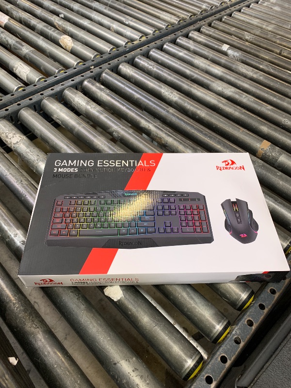 Photo 1 of Redragon S101M-KS Gaming Keyboard and Mouse Wireless with Tri-Mode, RGB Keyboard and 4800 DPI Gaming Mouse, 10 Independent Multimedia Keys for Wins, PC, Computer, Wireless S101 Ideal for Gamer