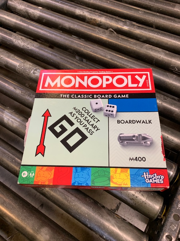 Photo 1 of Monopoly Board Game | Classic Game with Storage Tray and Larger Tokens | Ages 8+ | 2 to 6 Players | Family Games for Kids and Adults | Kids Gifts