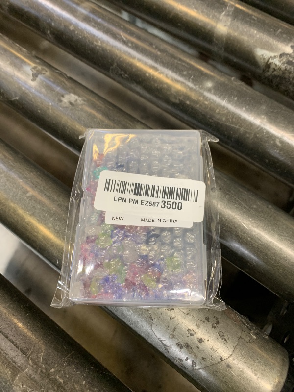 Photo 1 of 100pcs 10MM Transparent Star Beads, Colorful Stars Glass Spacer Beads for DIY Jewelry Making Necklace Bracelet Craft Supplies (10MM Star)