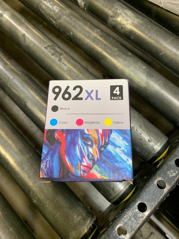 Photo 1 of 5-Star Compatible Ink Cartridge Replacement for 962XL. Works with OfficeJet Pro 9028 9029 9010 9015 9018 9025 9020 9012 9026 9027 Printers. 4 Pack (Black, Cyan, Magenta, Yellow)