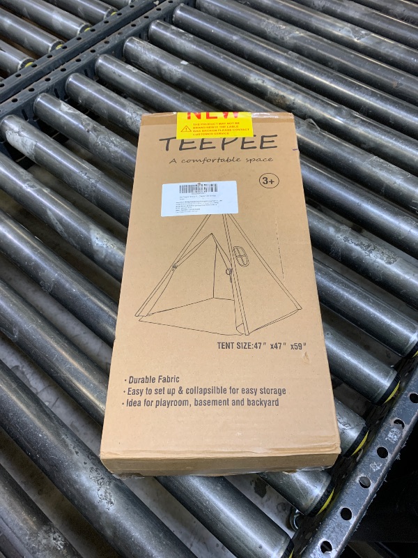 Photo 1 of Kids Teepee Tent for Kids, Kid Play Tents for Girls & Boys, Gifts Playhouse for Indoor Outdoor Games, Toddler Toys House for Baby (Tee Pee for Child)