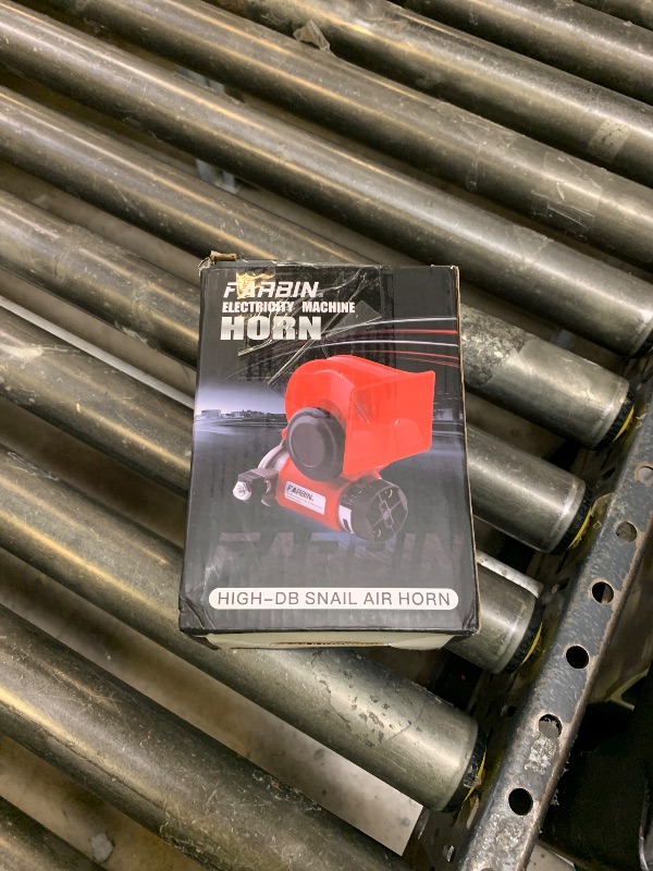 Photo 1 of FARBIN 12V Horn Loud Air Horn Kit with Relay Train Horn for Truck Car Motoroycle Golf Cart Boat CRV Jeeps