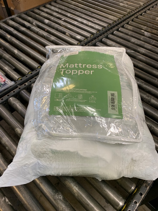 Photo 1 of Ultra Soft Queen Size Mattress Topper - Viscose Made from Bamboo Pillow Top Mattress Pad for Back Pain Relief - Naturally Cooling for Hot Sleepers, Green