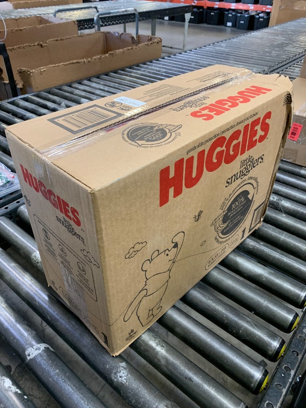 Photo 1 of Huggies Size 1 Diapers, Little Snugglers Diapers, Size 1 (8-14 lbs), 198 Count (6 Packs of 33), Packaging May Vary