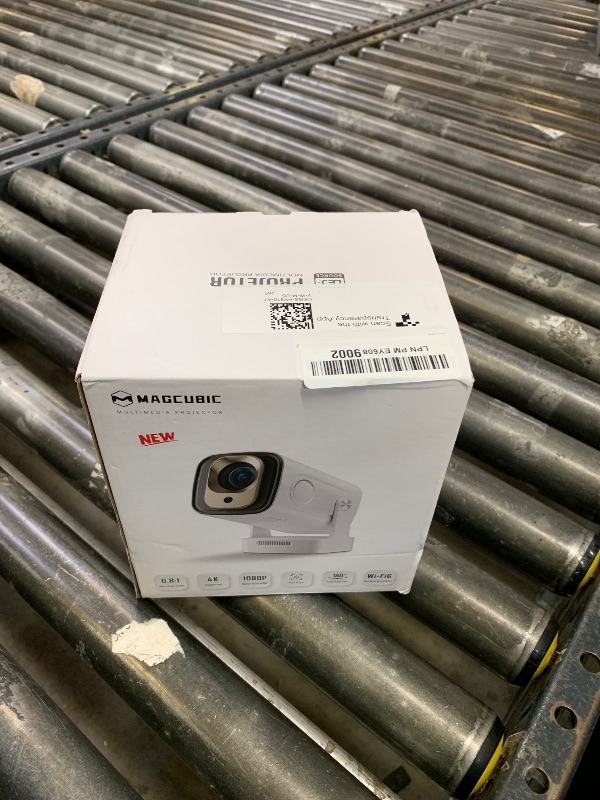 Photo 1 of ?Auto Focus&1080P?Magcubic Mini Smart Projector with 4K Support, Portable Projector with Wifi and Bluetooth, 5W Speaker, Built in Apps, Voice Control, Outdoor Movie Projector