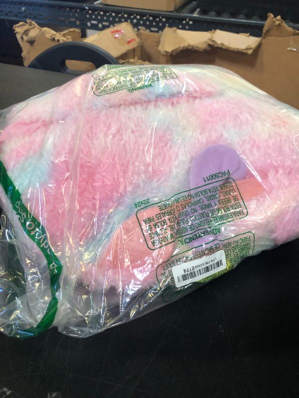 Photo 1 of Happy Nappers: Pillow & Sleepy Sack: Medium - Rainbow Unicorn - 54 x 20, Plush Animal Character, 2-in-1 Pillow Sleeping Bag, Play, Kids Ages 3+