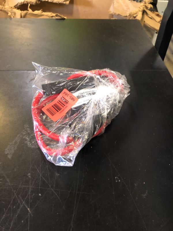 Photo 1 of SPRI Ultra Toner Resistance Band Figure 8 Exercise Cord, Red, Medium