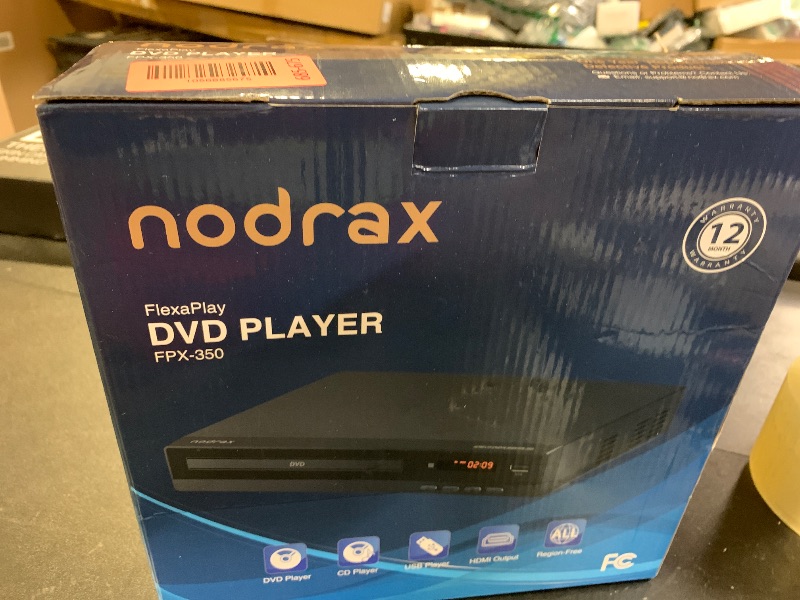 Photo 1 of FlexaPlay Region-Free HDMI DVD Player for TV – 1080p Upscaling, USB Port, DVD/CD/MP3 Multi-Format Playback – Ultra-Compact Mini Design, Includes HDMI/RCA Cables, Remote Control