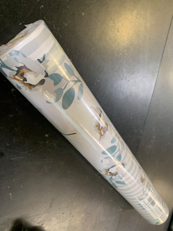 Photo 1 of LKMILET Peel and Stick Wallpaper Rose Floral Leaf Vintage Removable Wallpaper Self Adhesive Renter Friendly Bathroom Bedroom Vinyl Contact Paper Papel Tapiz para Pared (17.5"*396")