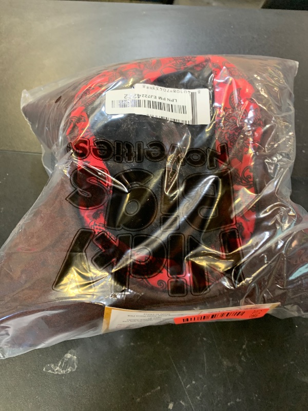 Photo 1 of Nicky Bigs Novelties - Kids Pirate Hat with Dreadlocks and Red Band with Floral Filigree - Buccaneer Wig for Girls and Boys Costume, Caribbean Pirate Tricorn Hat Accessory, Brown