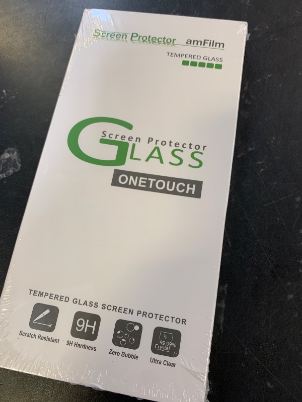 Photo 1 of amFilm OneTouch Screen Protector for iPhone Air 17 6.5" + Camera Lens Protector | Auto-Alignment Install | Bubble Free | 9H Tempered Glass | Shatterproof | FHD Clarity | Case Friendly | 2+2 Pack