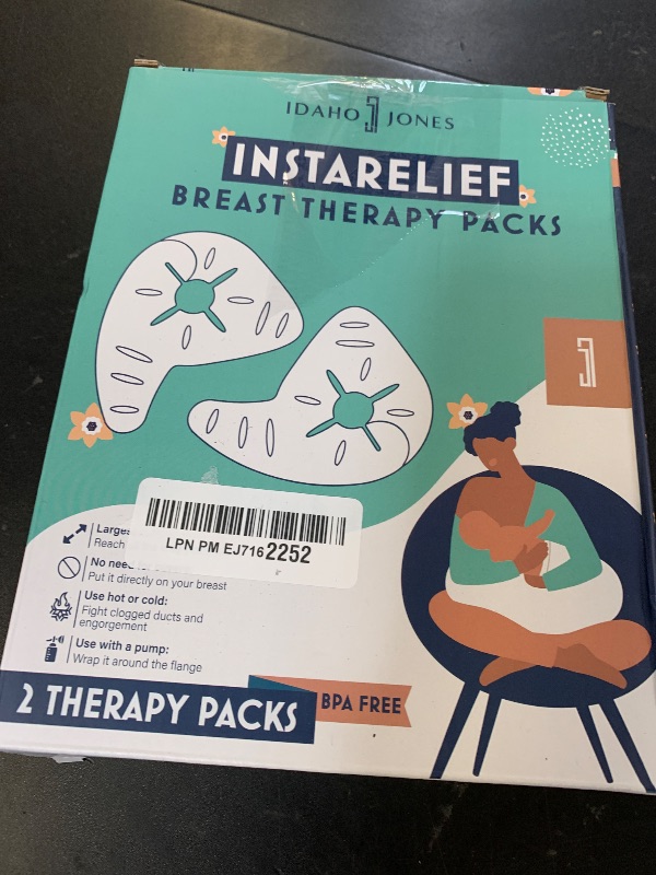 Photo 1 of Breast Heating Pad & Cooling Gel Packs (x2) | Ice & Heat Therapy for Breastfeeding, Post Surgery Recovery, Mastectomy, Augmentation, Reduction | Hot & Cold