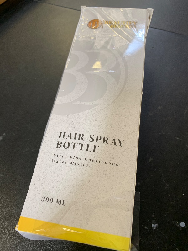 Photo 1 of BeautifyBeauties Spray Bottle For Hair – Continuous Mister Spray Bottle for Hairstyling, Cleaning, Plants, Pets, Barbers, Salons, Essential Oil Scents (10.1 Ounce)