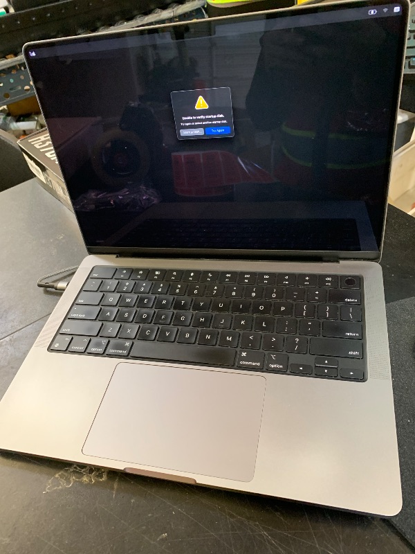 Photo 1 of Apple 2023 MacBook Pro with Apple M3 chip 14-inch, 8GB RAM, 512GB SSD Space Gray (Renewed)