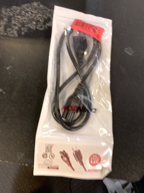 Photo 1 of Chanzon UL Listed 3/6/10ft Universal AC Power Cord 3 Prong (NEMA 5-15P to IEC320C5) 10A 125V for LG TV,Dell Toshiba Laptop Notebook 3-pin 18 awg