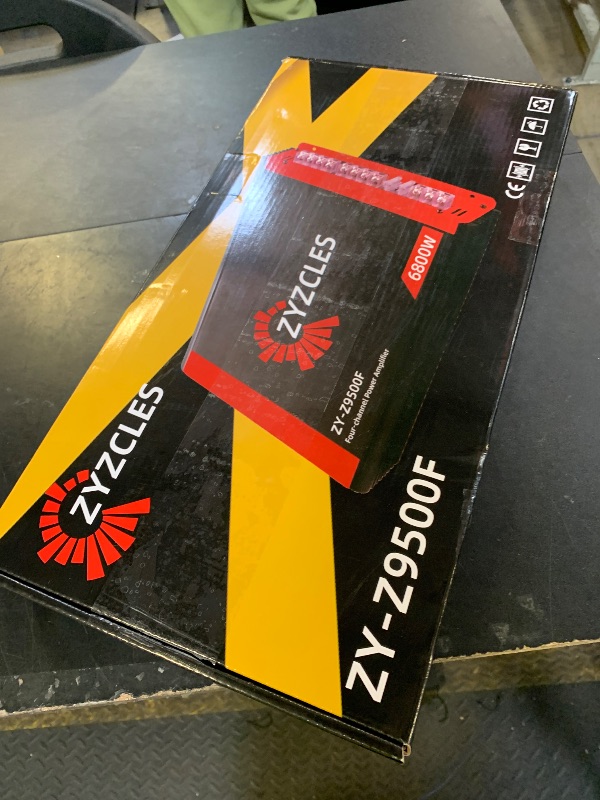 Photo 1 of 2026 Upgraded ZYZCLES 4-Channel High Power Car Amplifier, 6800W Max Power, 4X1700W RMS 2 Ohms 4 Channels 2 Bridged Channels(3400W), Class AB, Low Distortion - Unleash Studio-Quality Sound in Your Ride