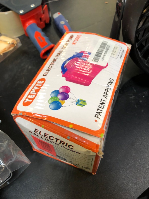 Photo 1 of YEPVIE Electric Balloon Pump, Portable 2 Modes Balloon Blower Machine with 14 Balloon Arch Kits, Air Pump for Balloon, Ballon Inflator for Party Decoration