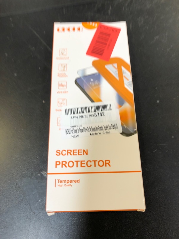 Photo 1 of QHOHQ [1-Second Auto-Install] 3 Pack Screen Protector for iPhone Air + 3 Pack Camera Lens Protector, 9H+ Shatterproof Tempered Glass for iPhone 17 Air, [12FT Military Grade Protection], Case Friendly