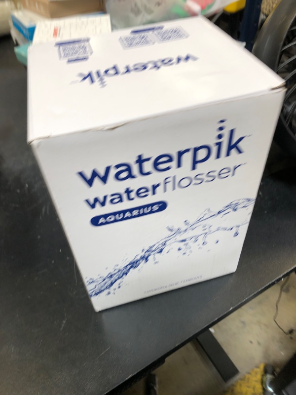 Photo 1 of Waterpik Aquarius Water Flosser For Teeth Cleaning, Gums, Braces, Dental Care, Electric Power With 10 Settings, 7 Tips For Multiple Users And Needs, ADA Accepted, White WP-660, Packaging May Vary