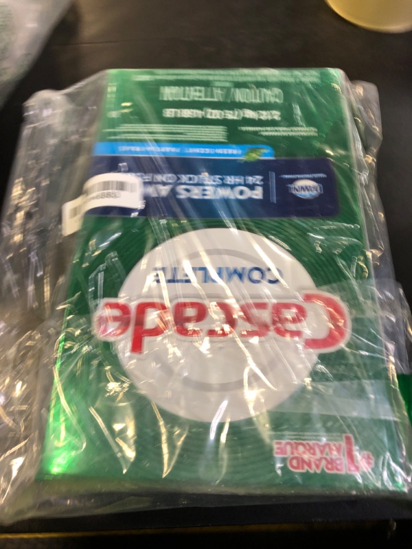 Photo 1 of Cascade Complete Powder Dishwasher Detergent, Fresh Scent, 75 oz, White