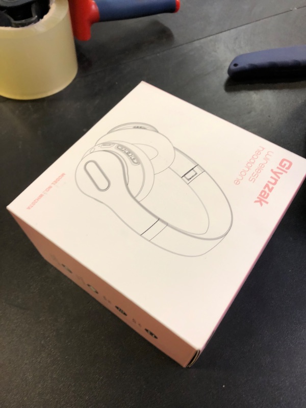 Photo 1 of Glynzak Wireless Bluetooth Headphones Over Ear 65H Playtime HiFi Stereo Headset with Microphone and 6EQ Modes Foldable Bluetooth V5.3 Headphones for Travel Smartphone Computer Laptop Rose Gold