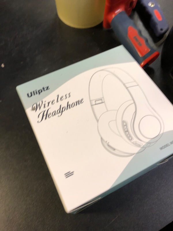 Photo 1 of Uliptz Wireless Bluetooth Headphones, 65H Playtime, 6 EQ Sound Modes, HiFi Stereo Over Ear Headphones with Microphone, Foldable Lightweight Bluetooth 5.3 Headphone for Travel/Office/Cellphone/PC