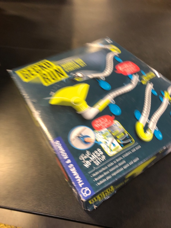 Photo 1 of Gecko Run Marble Run Starter Set by Thames & Kosmos, Toy of The Year Winner - 63 Piece Vertical Marble Run, Flexible Tracks | Fast, No-Mess Setup, Residue-Free Nano-Adhesive Pads, Creative Play..