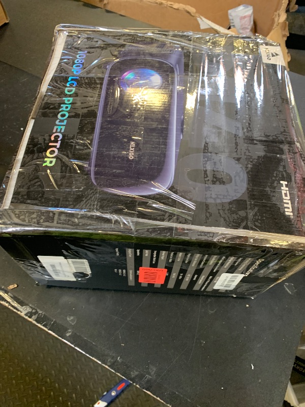 Photo 1 of NexiGo PJ40 (Gen 3) Projector with WiFi and Bluetooth, D65 Calibrated, Native 1080P, 4K Supported, Projector for Outdoor Movies, 20W Speakers, Home Theater, Compatible w/TV Stick,iOS,Android (Renewed)