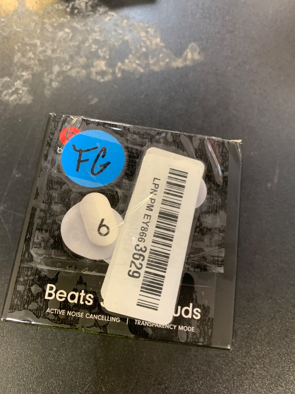 Photo 1 of Beats Studio Buds - True Wireless Noise Cancelling Earbuds - Compatible with Apple & Android, Built-in Microphone, IPX4 Rating, Sweat Resistant Earphones, Class 1 Bluetooth Headphones - White