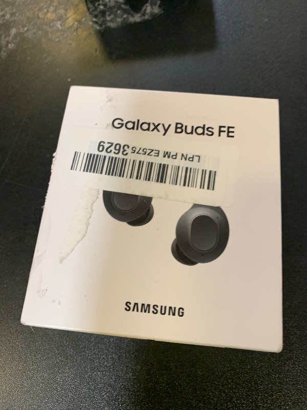 Photo 1 of Samsung Galaxy Buds FE True Wireless Bluetooth Earbuds, Comfort and Secure in Ear Fit, Auto Switch Audio, Touch Control, Built-in Voice Assistant, Graphite [US Version, 1Yr Manufacturer Warranty]