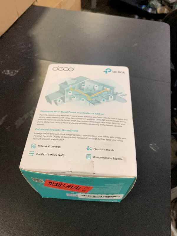 Photo 1 of TP-Link Deco WiFi 6 Mesh WiFi System(Deco X20) - Covers up to 2200 Sq.Ft, Replaces Wireless Internet Routers and Extenders, 1-Pack