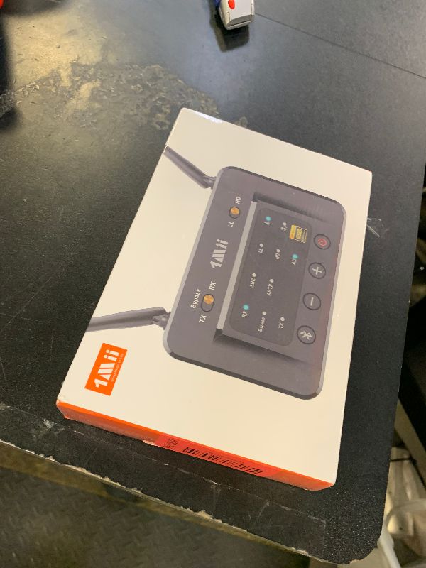 Photo 1 of 1Mii B03Pro Bluetooth 5.3 Transmitter Receiver for Home Stereo TV, HiFi Wireless Audio Adapter with Audiophile DAC & AptX Low Latency/HD/Adaptive, Long Range, Optical RCA AUX 3.5mm Outputs/Inputs