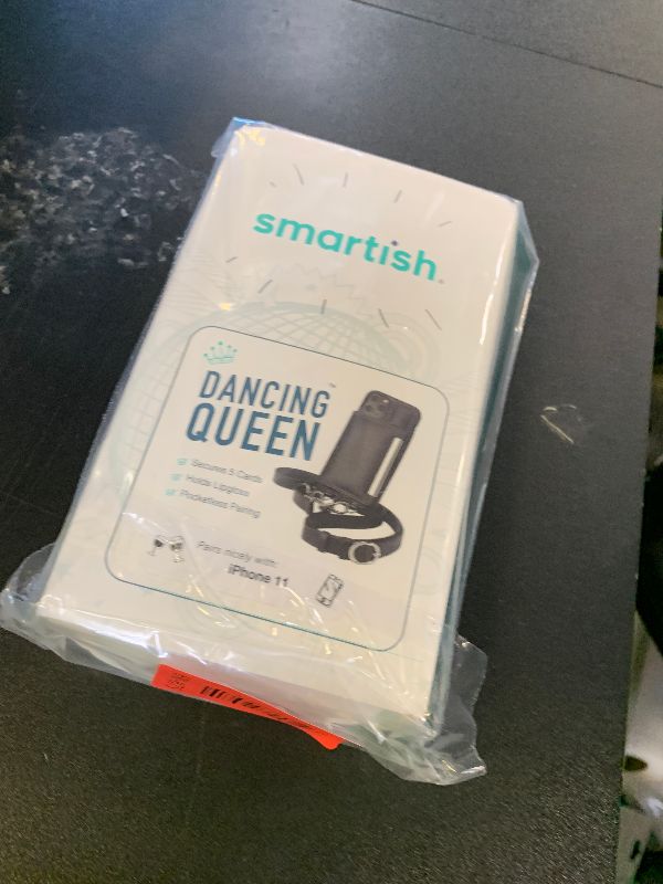Photo 1 of Smartish iPhone 11 Crossbody Case for Women - Dancing Queen [Purse/Clutch with Detachable Strap & Card Holder] - Stiletto Black-Gold