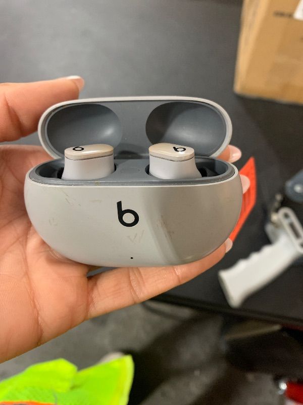 Photo 1 of DAMAGED LEFT EAR BUD----------------------------------------------------Beats Studio Buds + | True Wireless Noise Cancelling Earbuds, Enhanced Apple & Android Compatibility, Built-in Microphone, Sweat Resistant Bluetooth Headphones, Spatial Audio - Cosmic