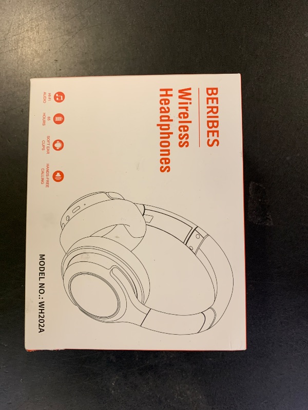Photo 1 of BERIBES Bluetooth Headphones Over Ear, 65H Playtime and 6 EQ Music Modes Wireless Headphones with Microphone, HiFi Stereo Foldable Lightweight Headsets, Deep Bass for Home Office Cellphone PC Ect.