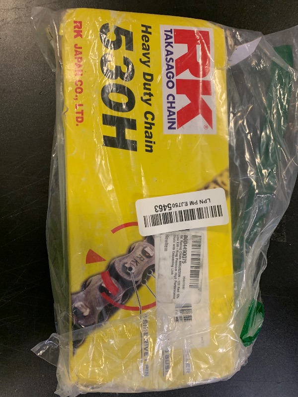 Photo 1 of RK Racing Chain RR520ZXW-120 Red 120 Link XW-Ring Premium High Performance Chain with Connecting Link