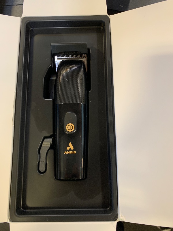 Photo 1 of Andis Envy II Cordless Clipper, Professional Lithium-ion Electric Beard & Hair Clipper, Phaze Blade, Cordless, Black