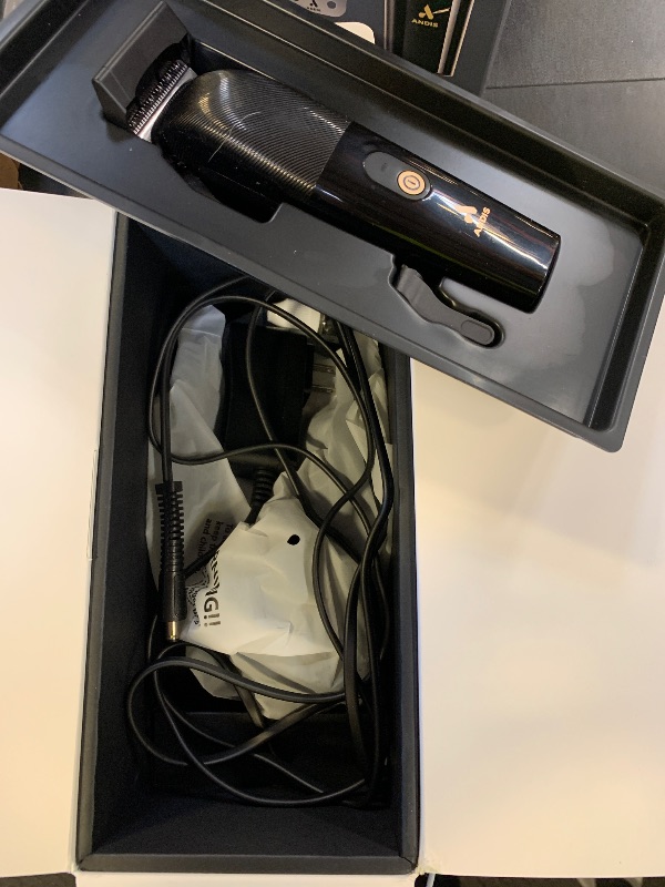 Photo 1 of Andis Envy II Cordless Clipper, Professional Lithium-ion Electric Beard & Hair Clipper, Phaze Blade, Cordless, Black