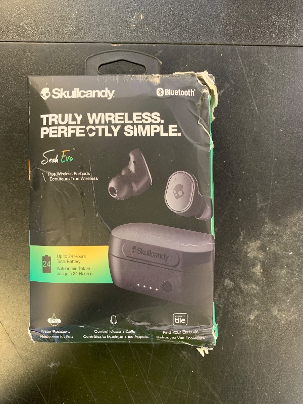 Photo 1 of Skullcandy Sesh Evo in-Ear Wireless Earbuds - Black
