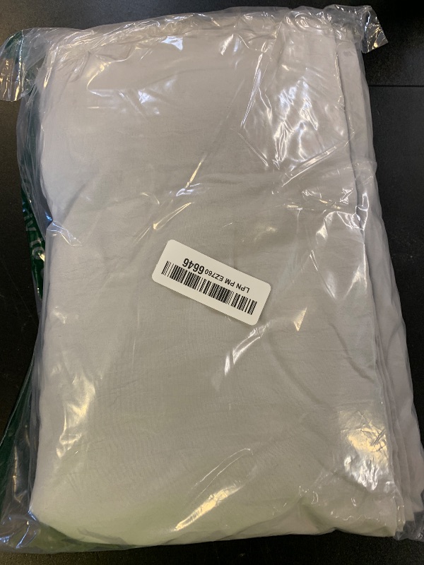Photo 1 of Bedsure Light Grey Duvet Cover Twin/Twin XL Size - 2 Pieces Prewashed Cotton-Like Extra Soft Bedding Set, Includes 1 Twin Duvet Cover 68x90 Inches with Zipper Closure & 1 Pillow Sham, No Comforter