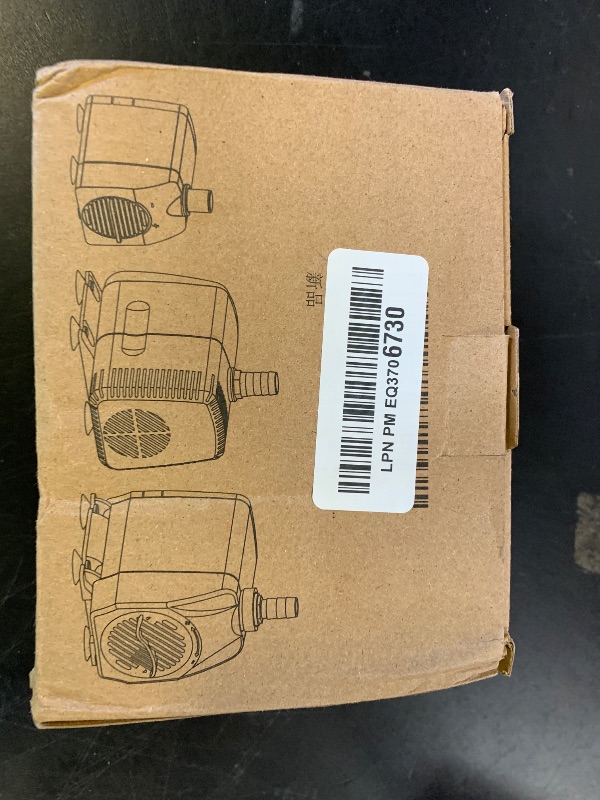 Photo 1 of Knifel Submersible Pump 300GPH Ultra Quiet with Over Heating Protection 6ft High Lift for Fountains, Hydroponics, Ponds, Aquariums & More…