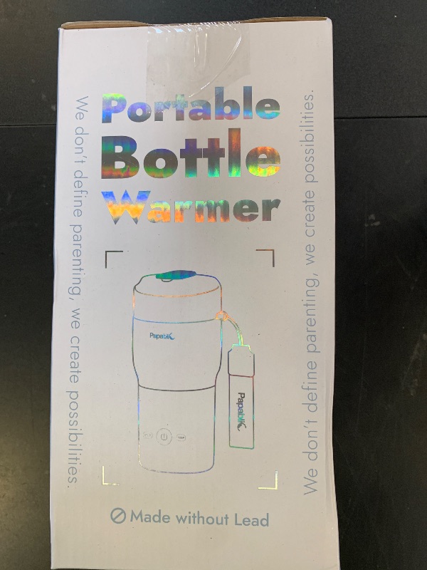 Photo 1 of Papablic Pro Portable Bottle Warmer for Travel – Fast Heating, Built-in Sterilizer, 30W Fast Charge, 5-Temp Control, Easy-Clean Wide Mouth, Baby Milk Warmer for Breastmilk & Formula, Mint Green