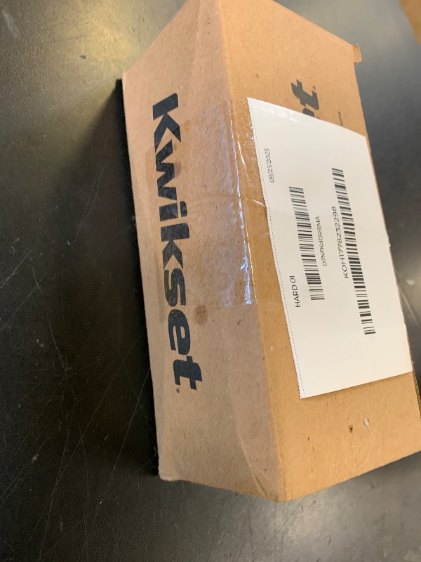Photo 1 of Kwikset Tylo Entry Door Knob with Lock and Key, Secure Keyed Handle Exterior, Front Entrance and Bedroom, Satin Nickel, Pick Resistant SmartKey Rekey Security and Microban