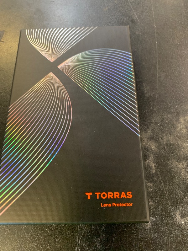 Photo 1 of TORRAS 3-Year Ultimate Durability for iPhone 17 Pro Max/17 Pro Camera Lens Protector-1:1 Invisible Fit & Ultra Clarity, Military-Grade 9H+ Aerospace Glass Anti-Scratch Easy Installation, Cosmic Orange