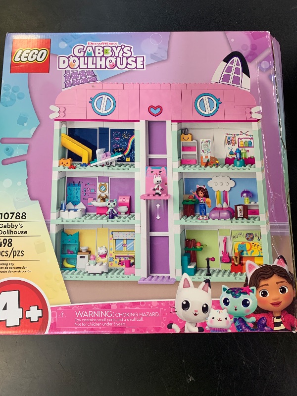 Photo 1 of Lego Gabby’s Dollhouse 10788 Building Toy Set, 8-Room Playhouse with Purrfect Details and Popular Characters from The Show, Including Gabby, Pandy Paws, Cakey and Mercat, Kids Toy for Ages 4 and up