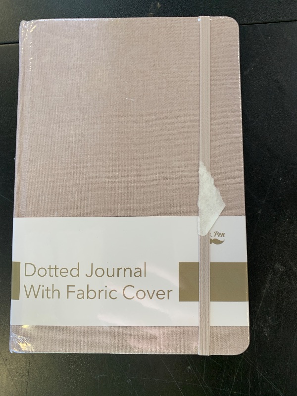 Photo 1 of Mr. Pen- Dotted Journal Notebook, A5 Midium Size (5.7"x8.4"), 160 Pages/80 Sheets, Fabric Hardcover, 100 GSM Thick Paper, Bullet Dotted Journal